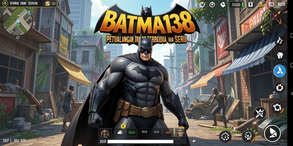 Tampilan gameplay seru di dunia terbuka BATMAN138.