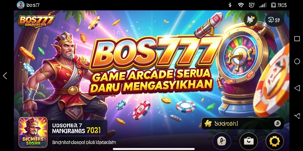 Tangkapan layar gameplay BOS777 menampilkan aksi seru dalam permainan Arcade.