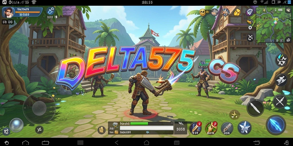Tangkapan layar <strong>DELTA575</strong> yang menunjukkan gameplay santai dan mengasyikkan.