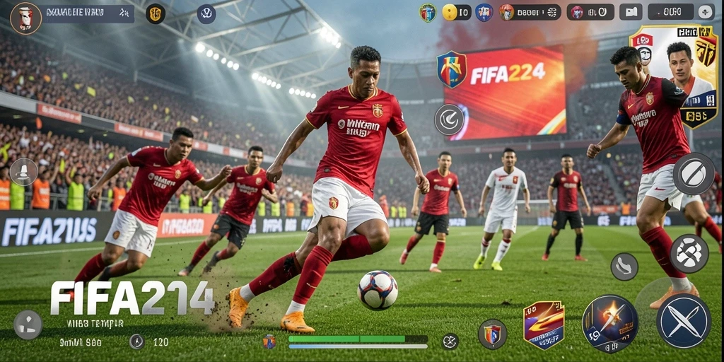 Tampilan gameplay yang menegangkan dan grafis memukau dari FIFA234.