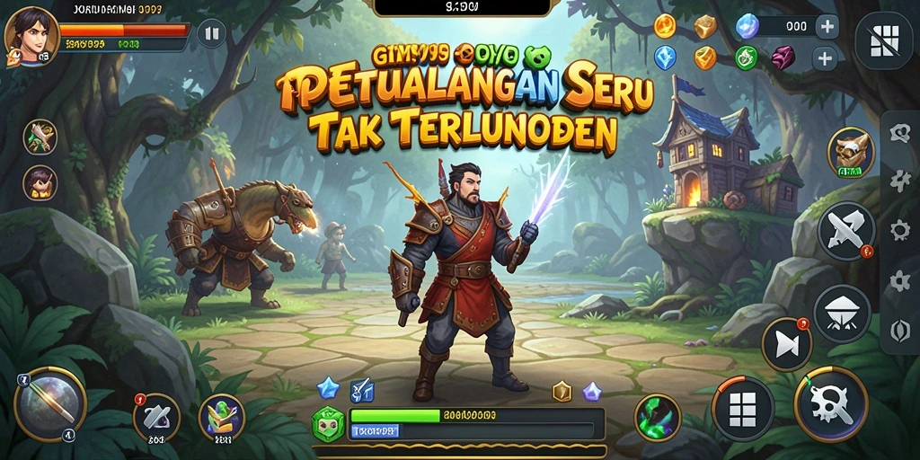 Gameplay menarik dalam GIM999 dengan petualangan menantang.