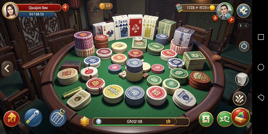 Tampilan gameplay menarik dari GN168 yang menggugah semangat bermain QiuQiu.