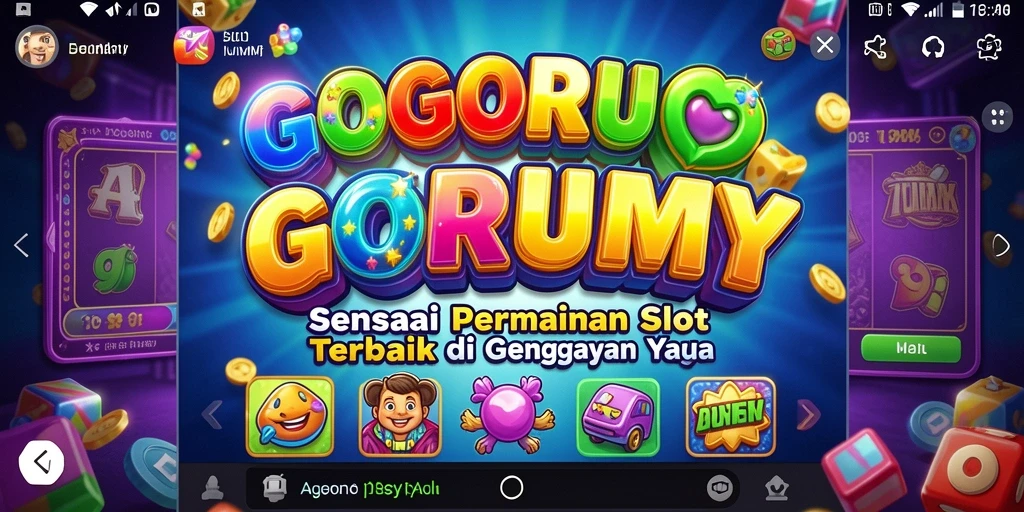 Screenshot gameplay GOGORUMMY memperlihatkan keseruan bermain Slot.