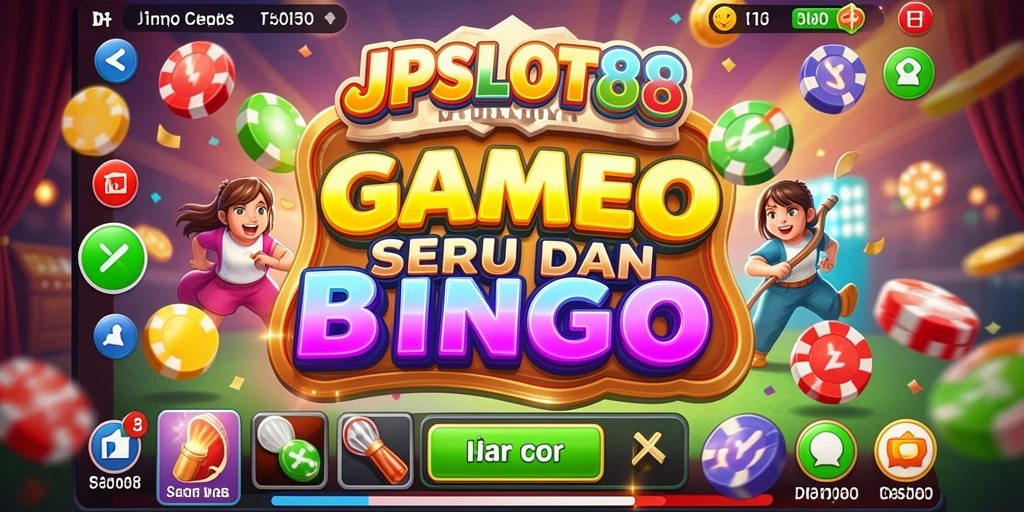 Tangkapan layar utama JPSLOT88 menampilkan gameplay Bingo yang menegangkan.