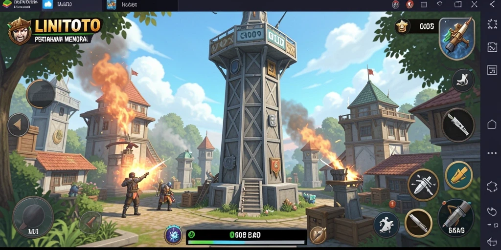 Tampilan gameplay seru dan menantang di LINITOTO.