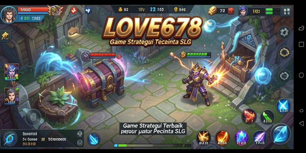 Tampilan gameplay <strong>LOVE678</strong> yang menarik dengan elemen strategi SLG.