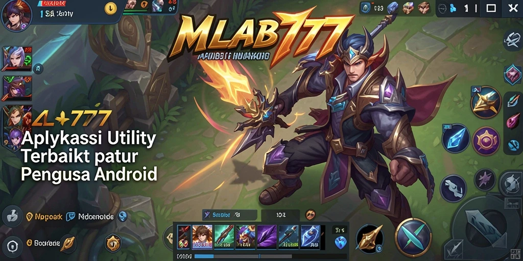 Tampilan antarmuka MLBB777 untuk peningkatan game yang efisien.
