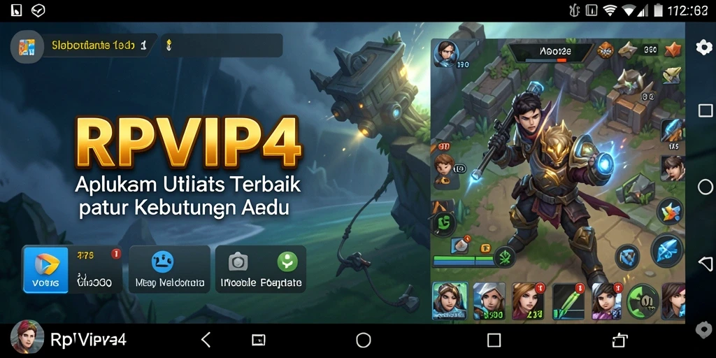 Tampilan antarmuka RPVIP4 yang menarik dan mudah diakses.