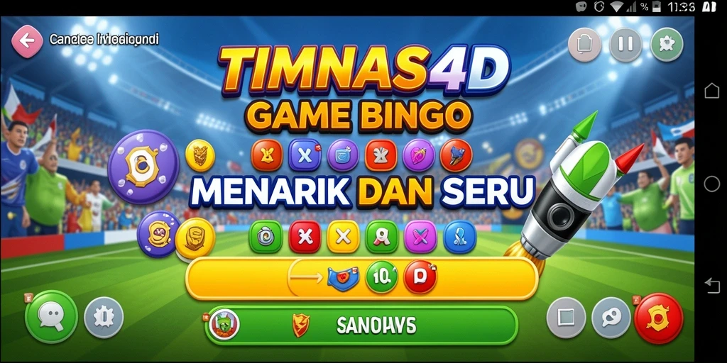 Tampilan gameplay Bingo yang menarik dan interaktif.