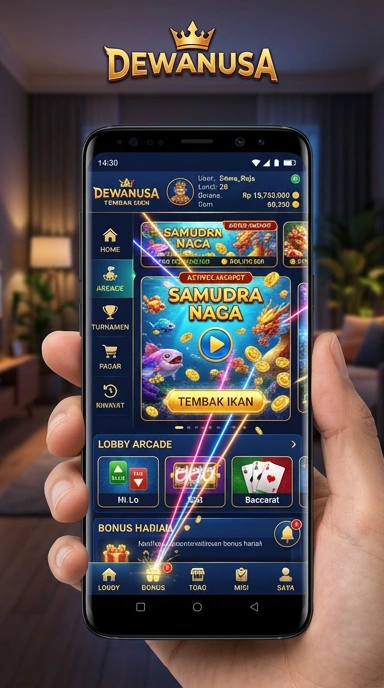 Tampilan utama aplikasi dewanusa yang menarik dan mudah digunakan.